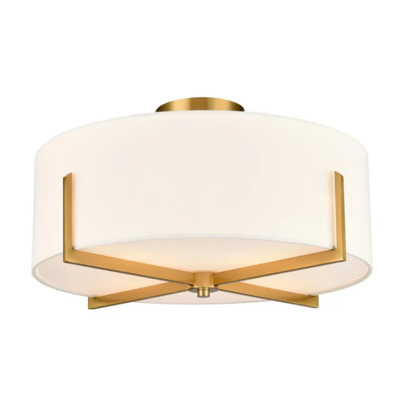 Paano Mababago ng Modernong Ceiling Lamp na may Cream Textured Fabric Shade ang Kontemporaryong Interior Space Paano Mababago ng Modernong Ceiling Lamp na may Cream Textured Fabric Shade ang Kontemporaryong Interior Space
