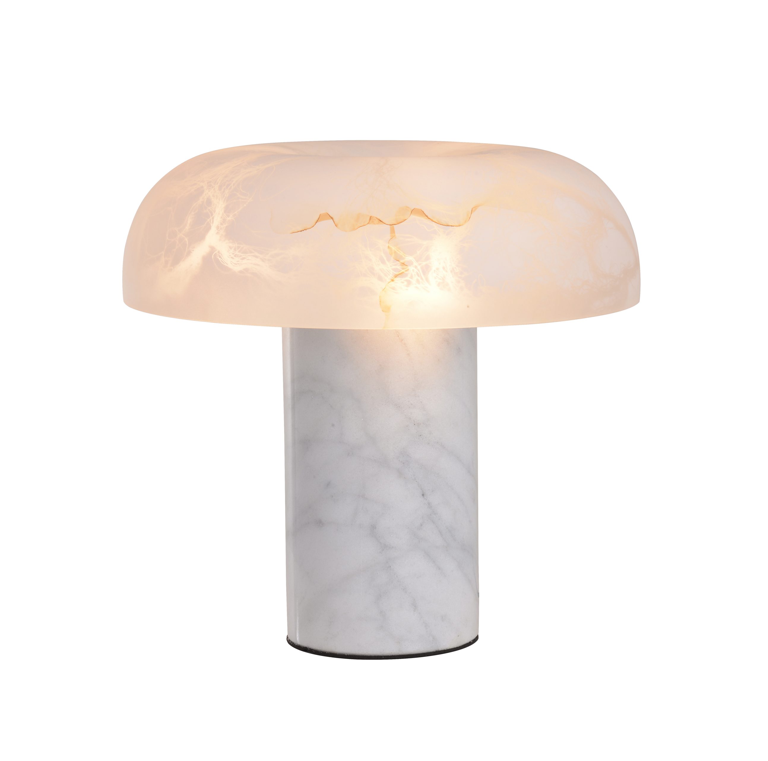 Pandekorasyon na Mushroom Alabaster Table Lamp