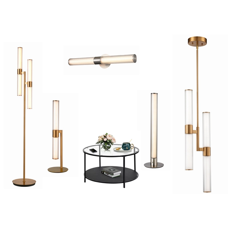 Dimmable 2 Light Torchiere Floor Lamp