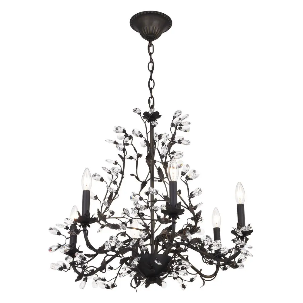 Vintage na bakal na Chandelier